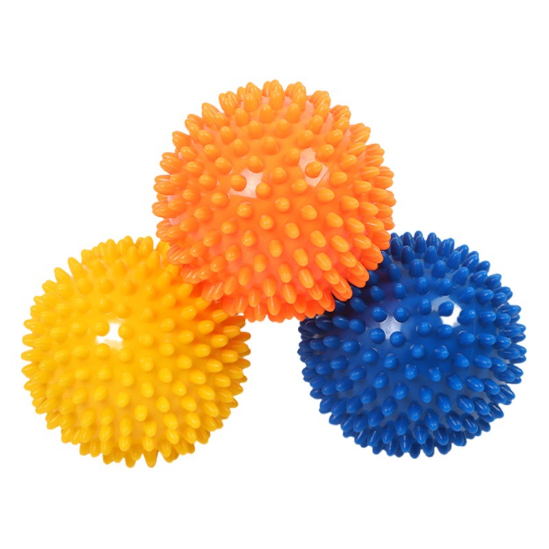 PVC stab ball massage ball manufacturers wholesale acupoint grip ball fascia yoga ball fitness ball foot hedgehog ball