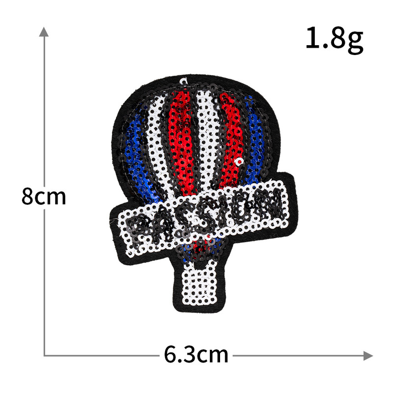 スパンコール刺繍サッカープラネットサングラスピーチハートノート漫画コンピュータ刺繍粘着刺繍布ステッカー在庫卸売|undefined