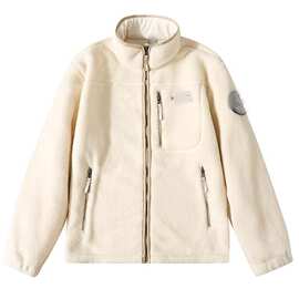 北家羊羔绒立领多口袋男式棉服保暖舒适冬季时尚休闲百搭外套青年