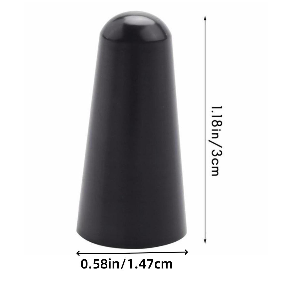 Cross-Border Hot-Selling Car Modification Aluminum Alloy Radio Short Antenna 3cm Universal Threaded Decoration