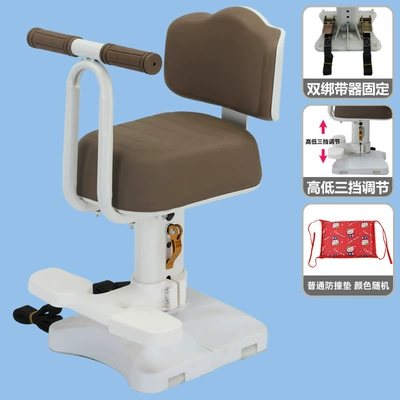 Electric car child seat | Motorcycle Scooter Baby Seat - white-coffee-color-single-seat-armrest-footrest-backrest