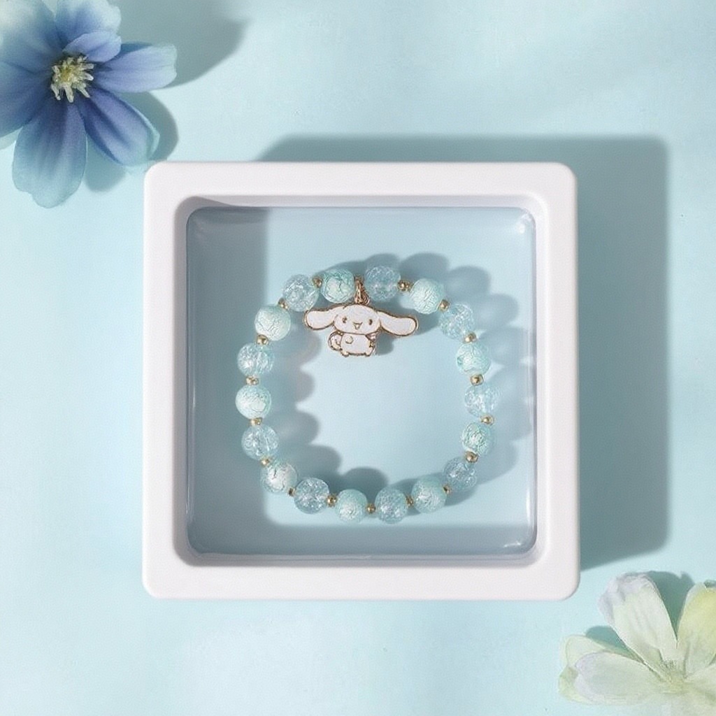 Snowflake beads-jade gui dog (boxed)