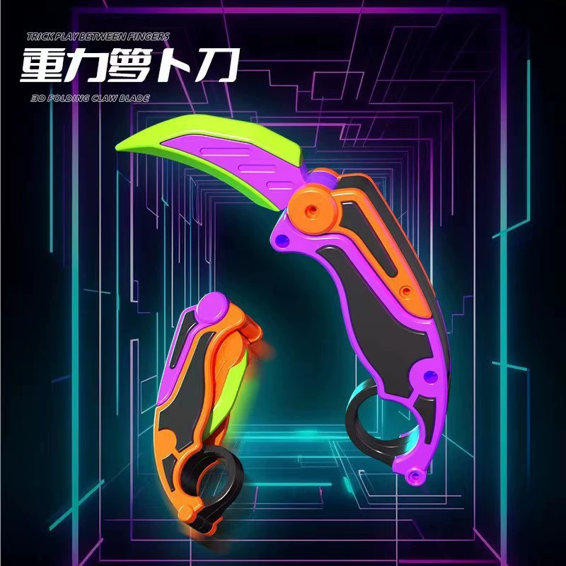 Крутящийся игрушечный палец — вращающийся гироскоп-пистолет и трансформируемый вертящийся попугай, снятие стресса, 6 см