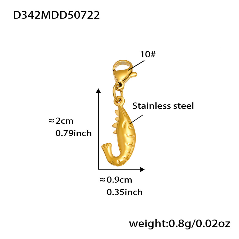Mili ヨーロッパとアメリカのチタン鋼カイヤナイトムーンネックレスニッチホリデースタイル 18K ゴールドウミガメシェルペンダント DIY ジュエリー|undefined