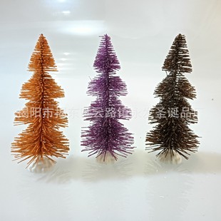 Factory Direct Sales Christmas Tree Layered Spiral Glitter Pink Tree Pine Needle Tree Various Colors
