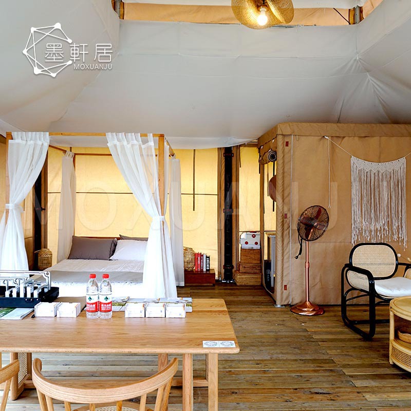 沙漠酒店帐篷 度假村野奢帐篷酒店 定制户外主题酒店篷房