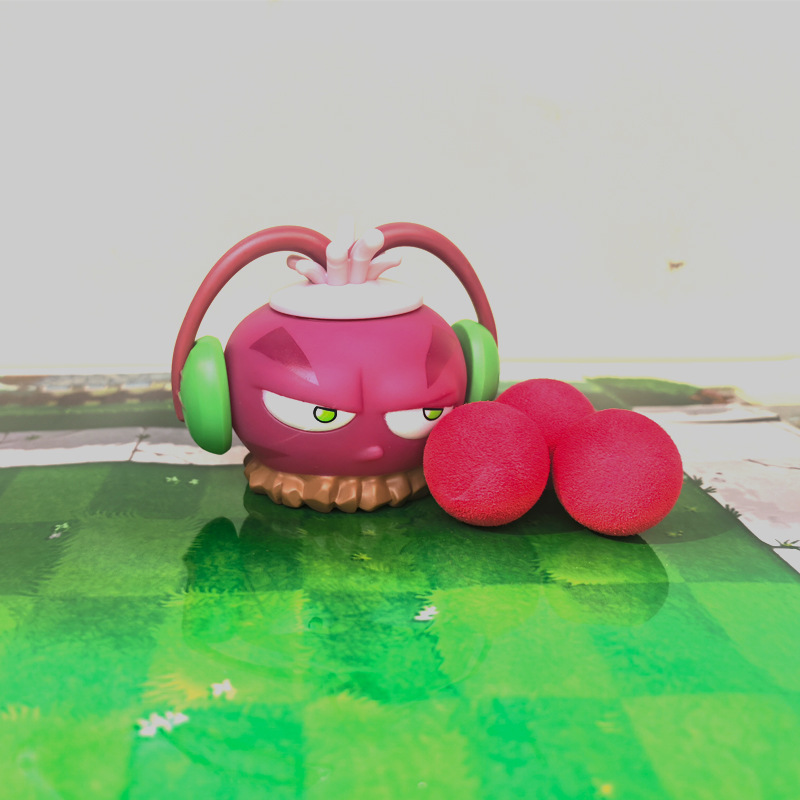 Plants vs. Zombies mecánicos genuinos a granel Gatling Pea Shooter catapulta vinilo juguete malvado dragón pequeño fantasma