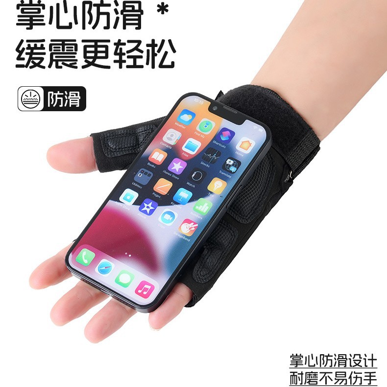 Guantes tácticos de medio dedo para deportes al aire libre ciclismo de cáscara dura antideslizante desgaste guantes de entrenamiento de montaña al por mayor image 3