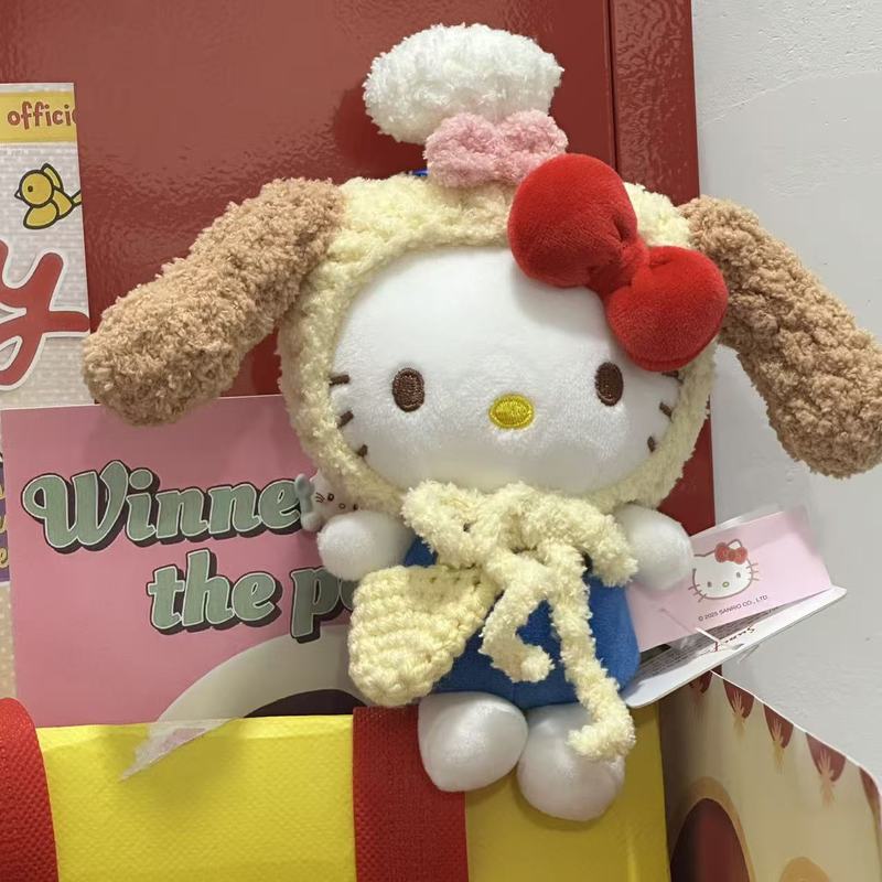 ハローキティバッグペンダントリトルシェフシリーズハローキティ人形ペンダントかわいい漫画人形キーホルダー|undefined