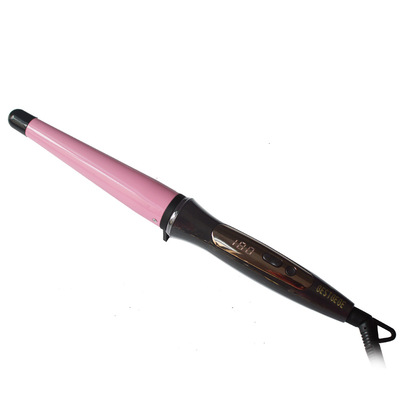 百思創C2粉色LCD數顯錐形卷發棒32/25mm錐管卷發器外貿電卷棒廠家