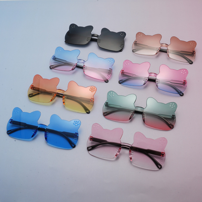 2025 nuevos lindos gafas de sol para niños PC en gafas de sol de comercio electrónico para correr gafas de protección solar UV para niños