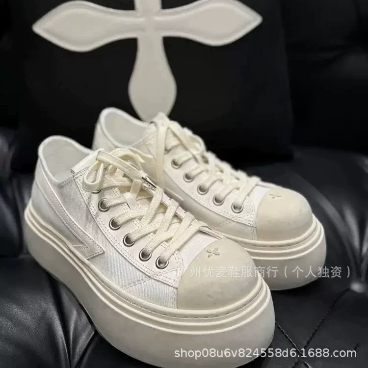 Высокая версия S-SMFK ночь метеор 2025 новые кожаные черно-белые контрастные повседневные кроссовки скейтборд холст обувь