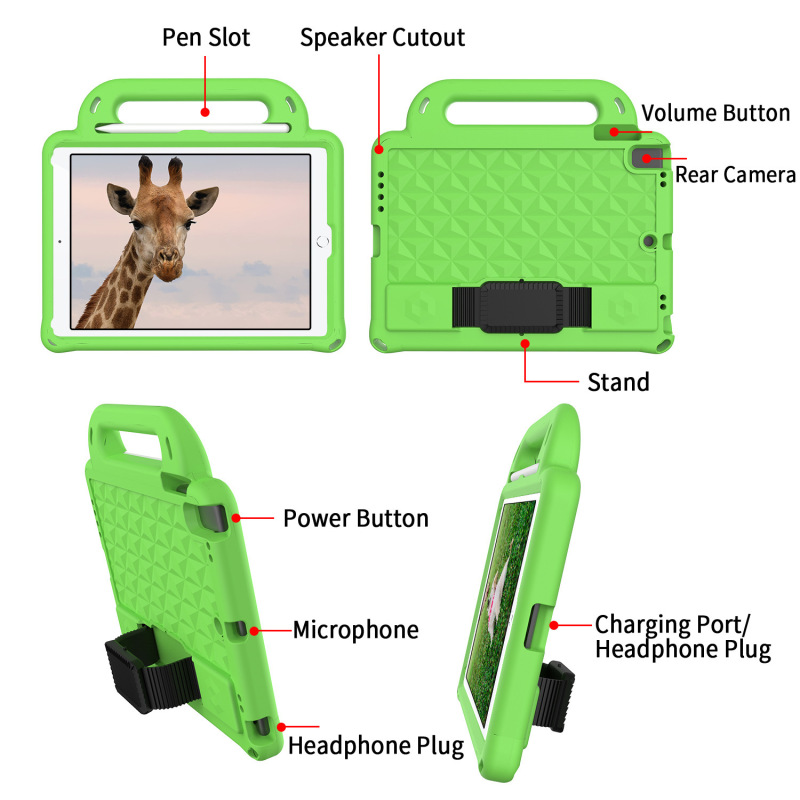 Suitable for iPad Air1/Air2 9.7"- iPad 5/6 Tablet Protective Case Waterproof and Anti-Fall Protective Case