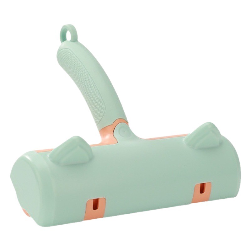 Colgando antideslizante mango oreja de gato cepillo de eliminación de pelo pegajoso traje de rodillo al por mayor hoja de cama cepillo de rodillo de eliminación de pelo lavable