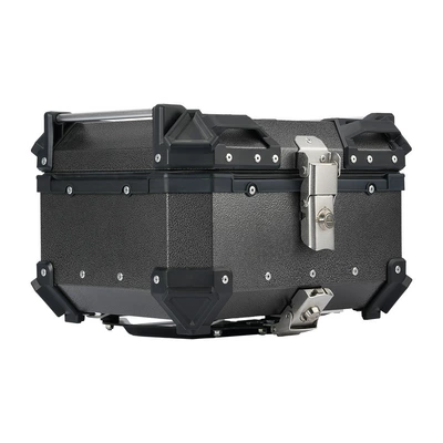 Motorcycle trunk Three-Sided Embossed Tail Box Riding - 25l-water-pattern-black-series