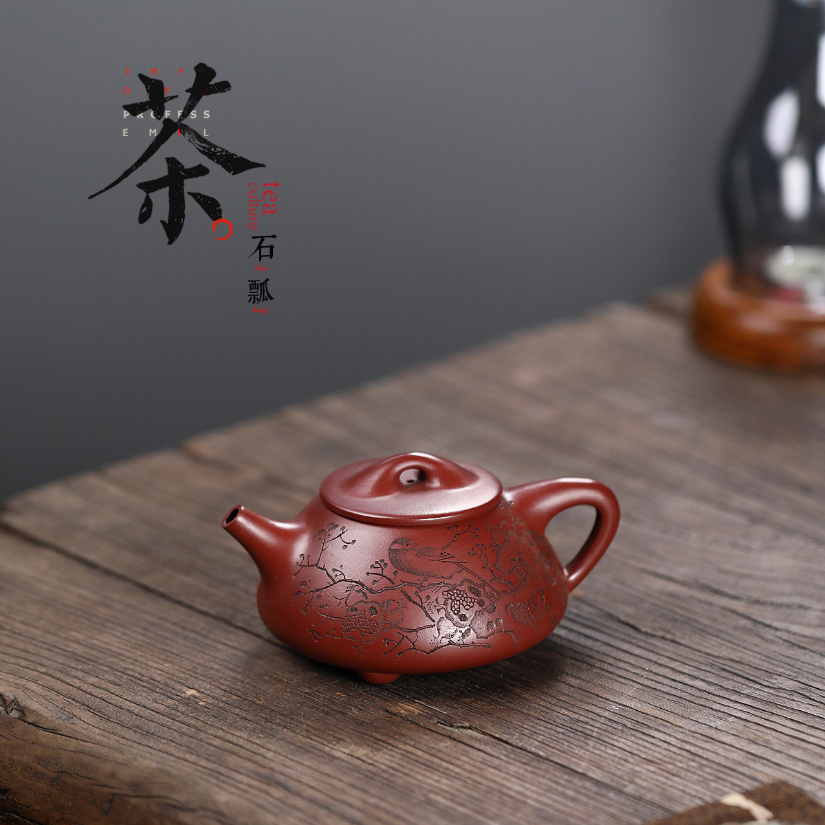 Jingzhou Shishu Оригинальный рудник Dragon Blood Sand Рисование ручной работы Чайник Yixing Zisha Gingtang Прямая доставка источника чайного сервиза