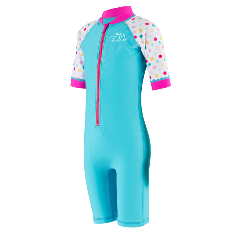 Summer New Children's Swimsuit No Steel Support No Chest Pad Polyester Solid Color Quick-drying 6-12 Years Kids One-piece Swimsuit