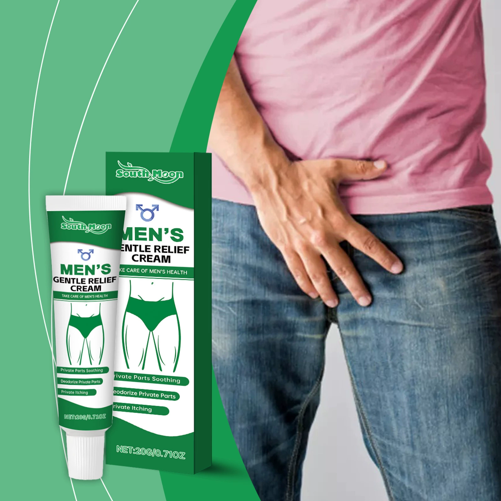 Мужской крем для тела South Moon, нежный питательный крем для ежедневного массажа, внешний уход, крем для ухода за кожей