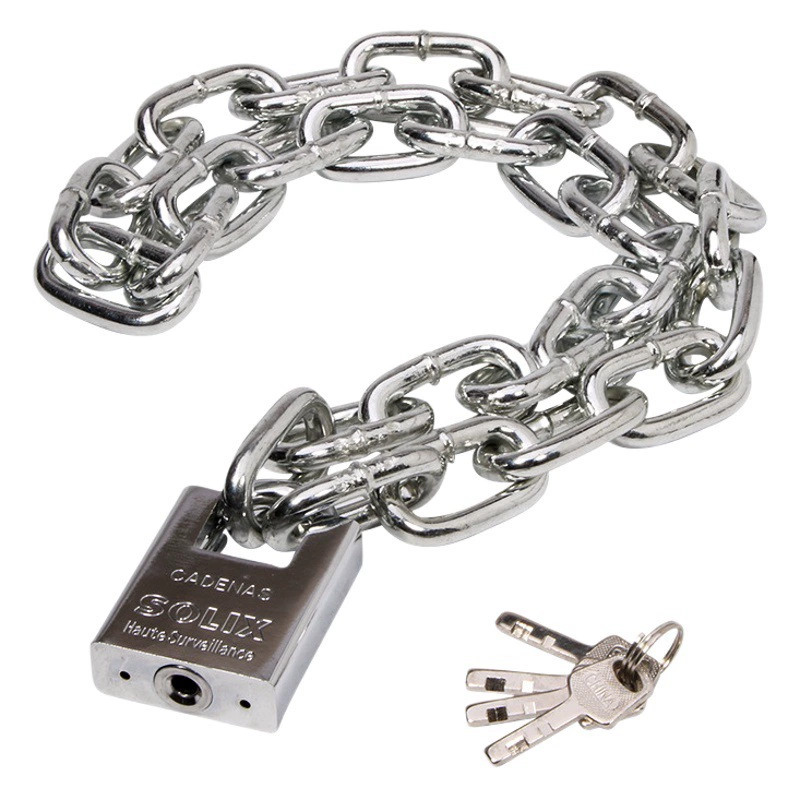 Половина пакета анти-сдвиг замок цепи замок из нержавеющей стали открыть замок Противоугонный склад общежитие дверь железная цепь замок велосипед замок