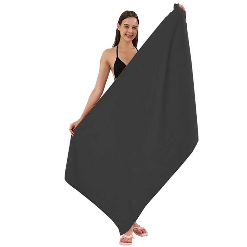 Toalla de playa de secado rápido de Amazon transfronteriza, deportes portátiles, fitness, natación, calidez, toallas de baño portátiles de secado rápido, deportes de verano, fitness