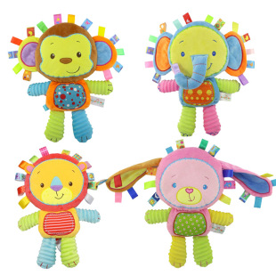 happy monkey plush toy rattle Doll Doll Doll plush doll
