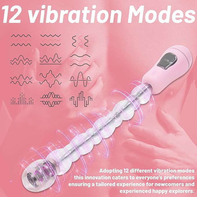 Transformable Dragon Vibrating Anal Plug with Beads, Rechargeable TPE Design — detail image 4