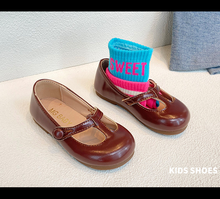 Mädchen Leder Mary Janes Für Den Herbst Kinderschuhe Elegant_voghion.com