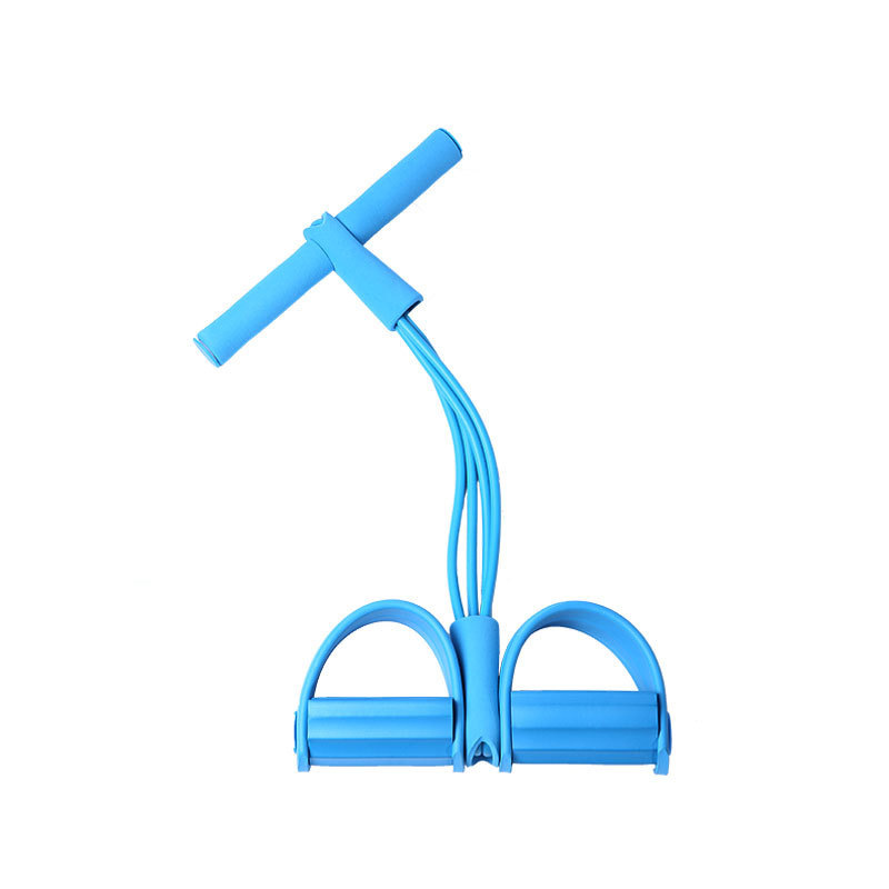 Ventas Directas de fábrica 4 tubo de tensión del pedal Dispositivo de abdominales tensión contracción cuerda yoga tensión cinturón Fitness ayuda