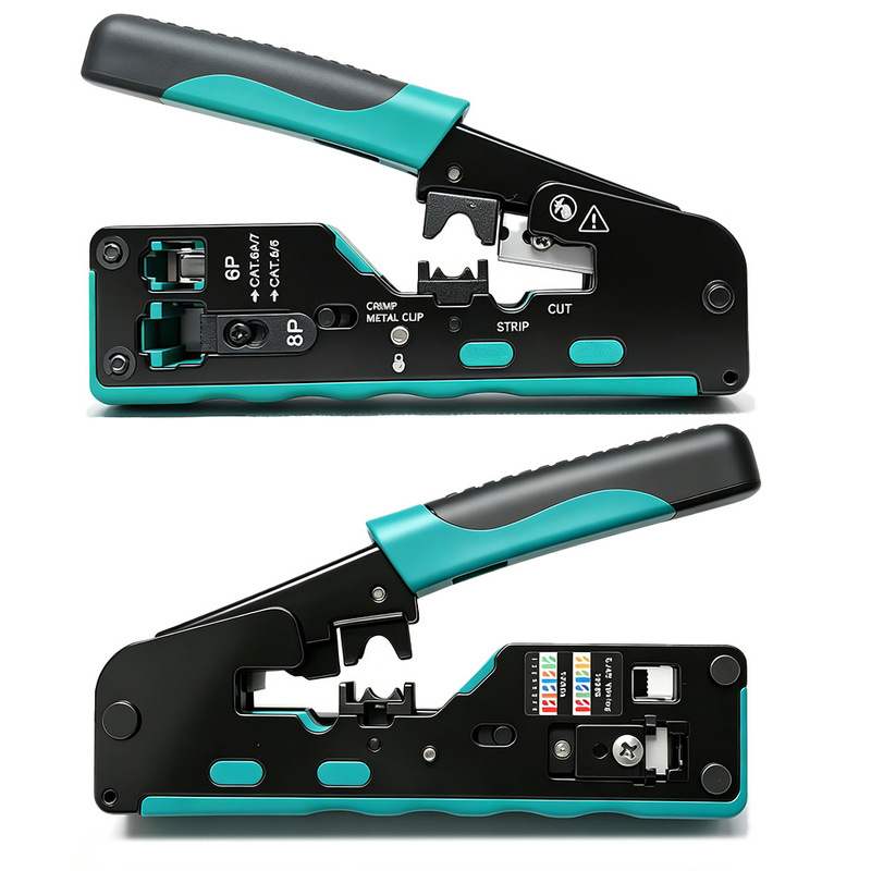 Category 7 Network Cable Crimping Pliers, Super Category 5, 6, 7, 8P6P Dual-Purpose Multifunctional Crimping Tool Cat.7 Wholesale Category 7 Network Cable Crimping Pliers, Super Category 5, 6, 7, 8P6P Dual-Purpose Multifunctional Crimping Tool Cat.7 Wholesale