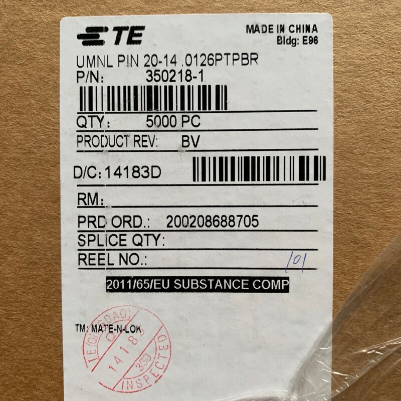 Advantageous In-Stock Supply 350218-1: Supplying Original Genuine Te Terminals Advantageous In-Stock Supply 350218-1: Supplying Original Genuine Te Terminals