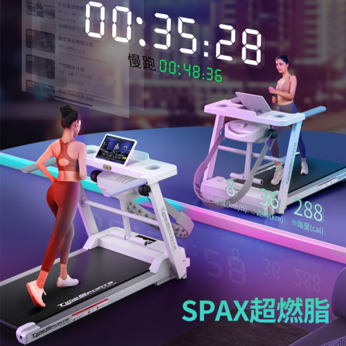 Smart Treadmill Home Version Small Foldable Family Style Ultra Quiet Electric Walking Plate Indoor Gym Use