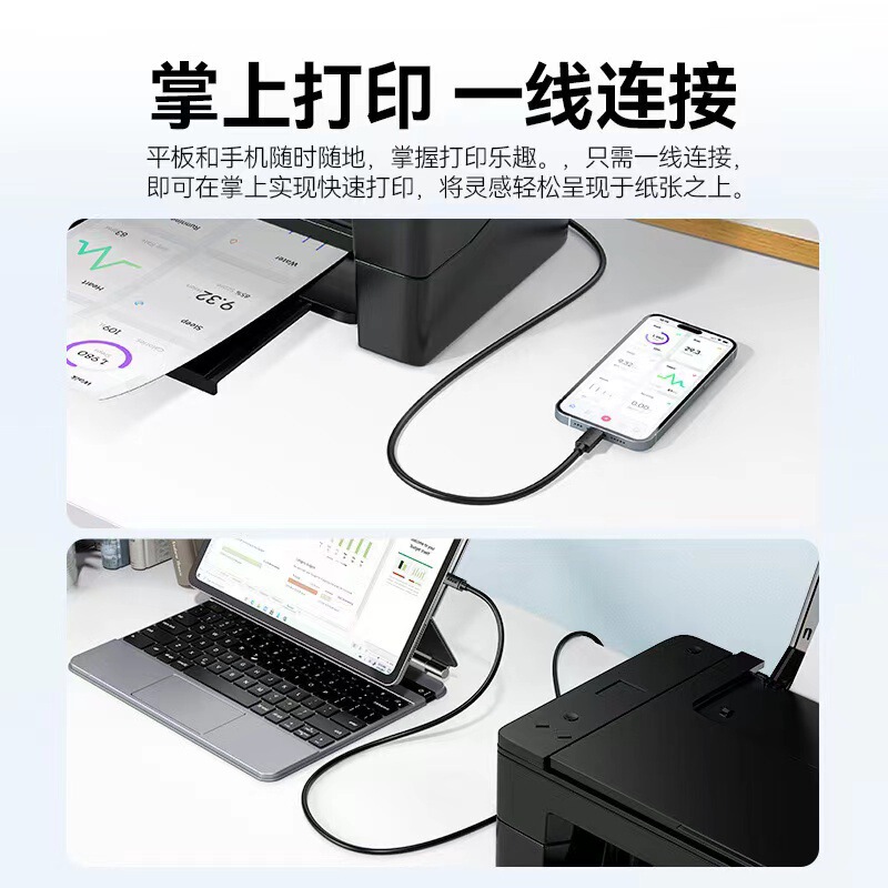ジェイソン タイプ C - スクエアポート プリントデータケーブル 電子キーボード 電子ピアノ MIDI ケーブル ヤマハ インナーレコーディングケーブル|undefined