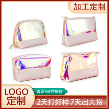 专业化妆包工厂定制拼接四件套手拿化妆工具包OEM拼接新款