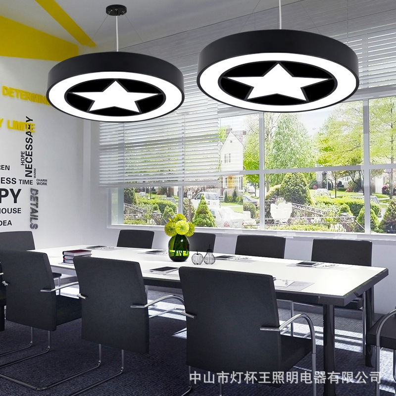 lámpara LED redonda lámpara de forma especial deportes electrónicos barbería tienda museo de ciencia y tecnología comercial parque infantil lámpara