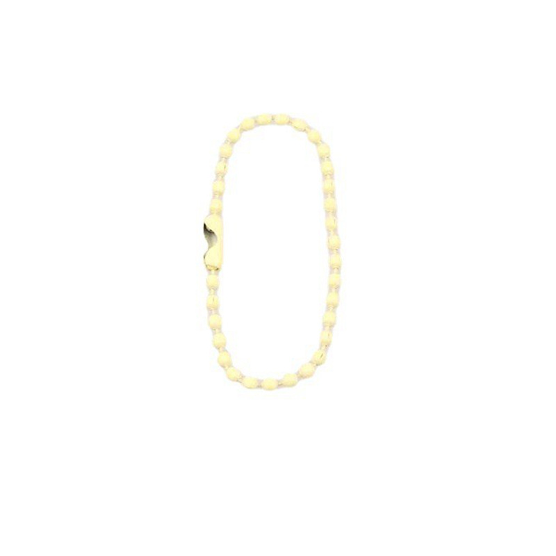 En stock color pintura metal grano cadena joyería accesorios spray pintura Goka cadena ropa juguete etiqueta cadena