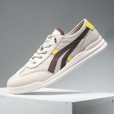 阿甘鞋男鞋2021春季新款小白鞋夏季透氣百搭薄底運動休閑板鞋潮牌