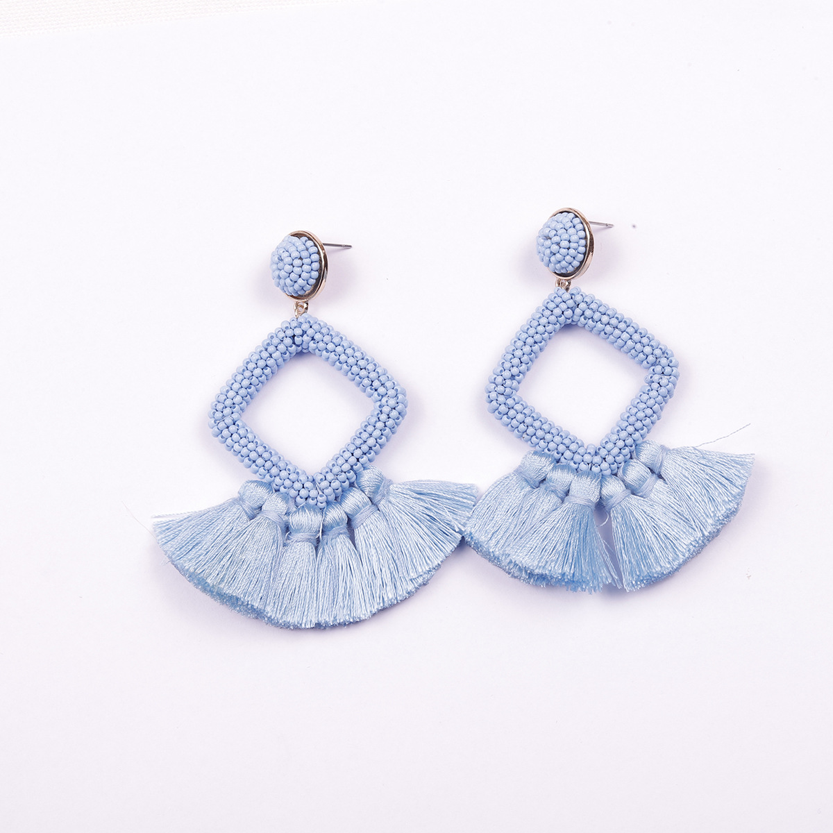 B 쌀 구슬 귀걸이