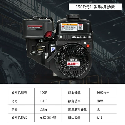 170F/190F/192F gasoline engine Avtomobil generatorları - 190f-hand-start