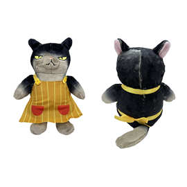 跨境新品Yukichi mascot能干的猫今天也忧郁毛绒玩偶