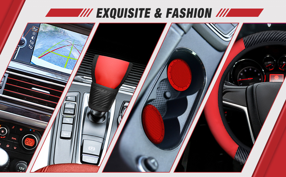 Cross-border hot-selling car steering wheel cover carbon fiber leather stall cover armrest box cushion shoulder pad 30 pieces suit wholesale