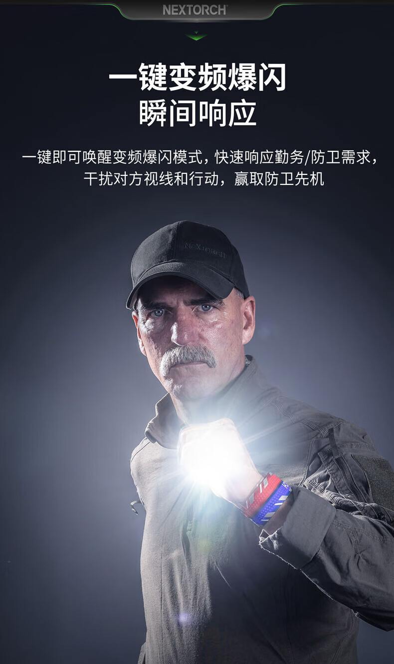 Naride P80B Strong Light Ultra-Bright Flashlight Small Portable Rechargeable Durable Household Ultra-Long Battery Life Large Capacity