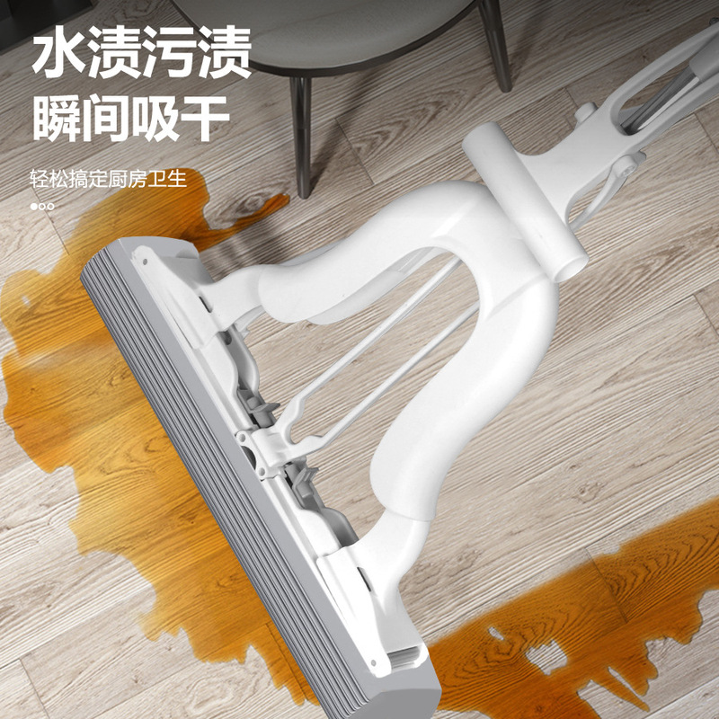 38CM extended fast cotton folding rubber cotton mop hand-free wash lazy absorbent mop factory in stock wholesale 38CM extended fast cotton folding rubber cotton mop hand-free wash lazy absorbent mop factory in stock wholesale