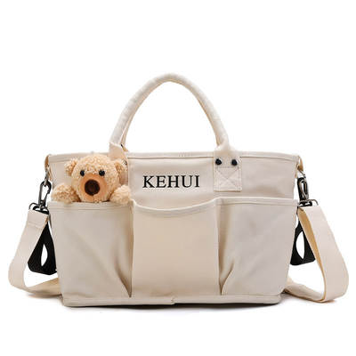 Mummy Bag New Japanese Canvas Portable Crossbody Maternal and Baby Bag Large Capacity Outgoing Backpack Milk Powder Diaper Bag