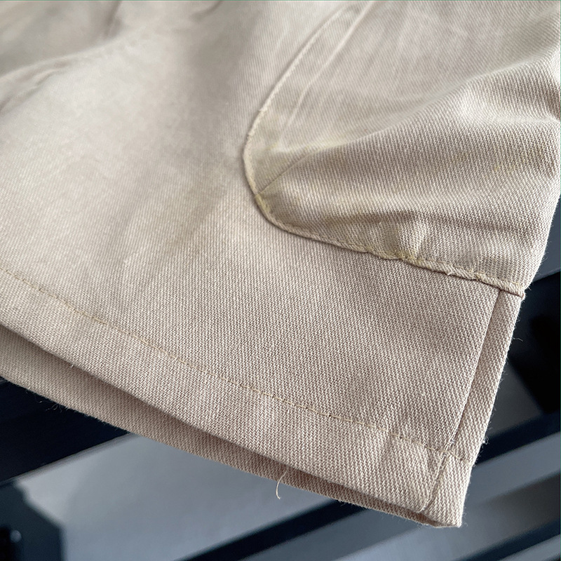 Ensemble d été pour garçon avec col tailleur et manches courtes_voghion.com