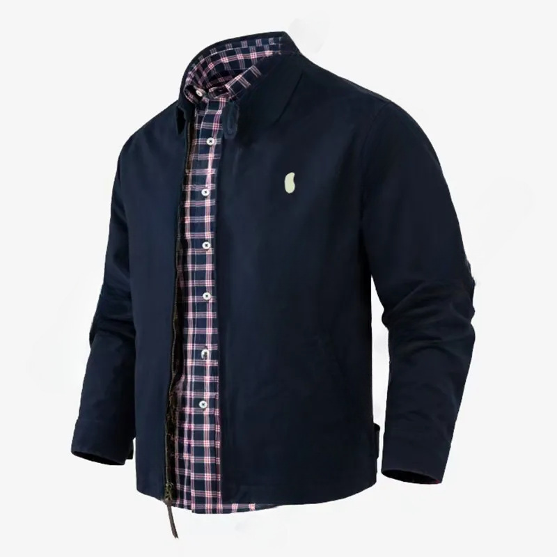 American Casual Classic Lapel Old Cadre Retro Jacket Autumn Men's Cross-Border