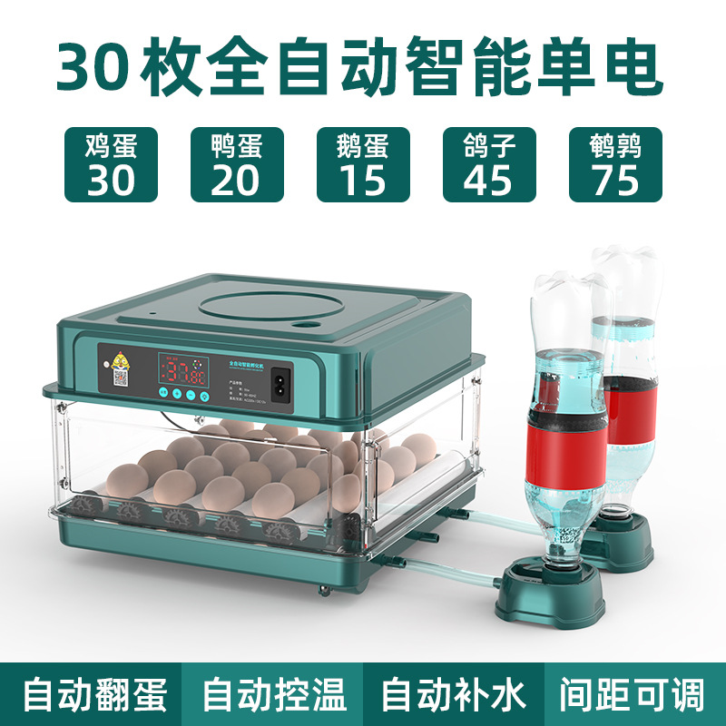 【Fábrica transfronteriza】Suministro adecuado, venta directa, incubadora de huevos de gallina doméstica pequeña totalmente automática, caja de incubación, incubadora. image 26