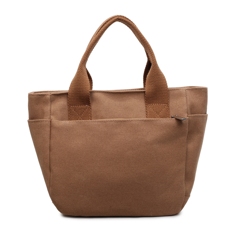 Borsa a secchiello in tela casual, borsa a spalla donna a tracolla_voghion.com