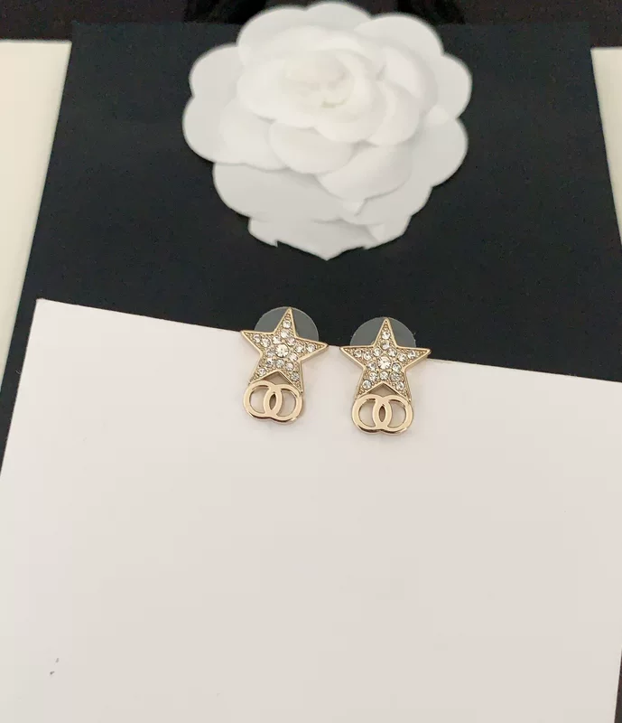 Серьги с литерами, европейский стиль, инкрустированные diamonds