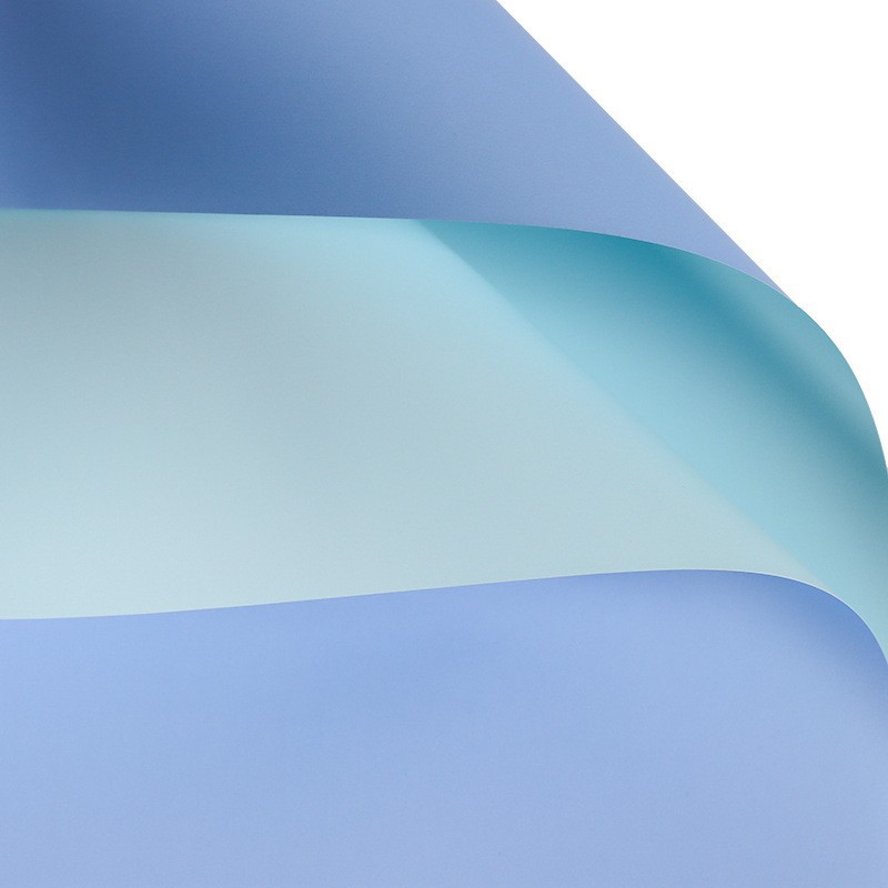 Papel de regalo de flores descuento al por mayor doble color papel Ouya papel flor papel rosa ramo coreano material de papel impermeable