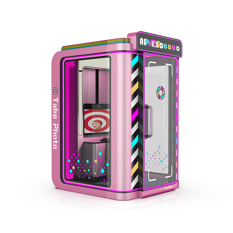 Máquina todo en uno para pegatinas fotográficas Máquina de fotografía de autoservicio comercial Photobooth Máquina de fotografía fotográfica interactiva